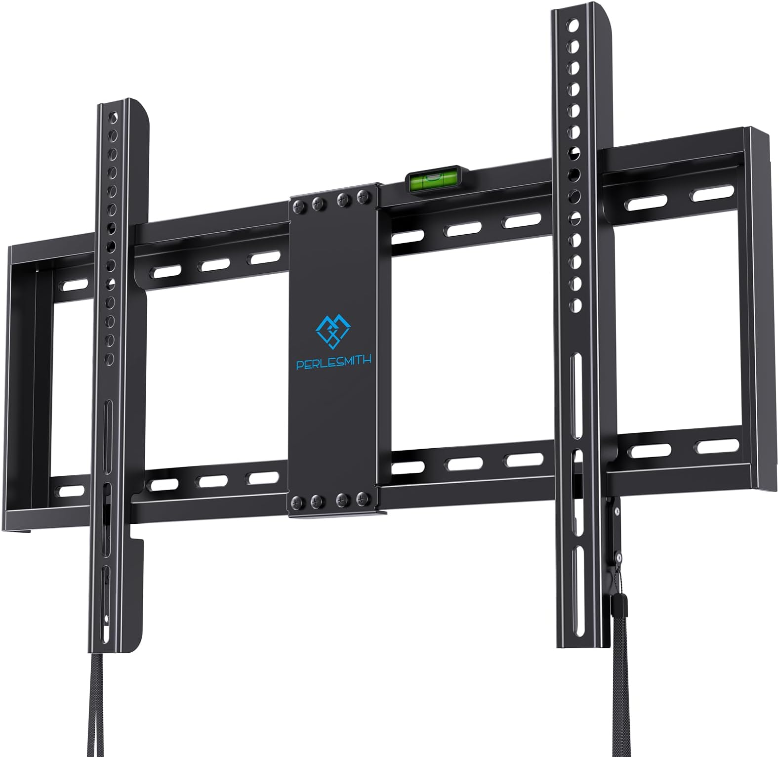 PERLESMITH Fixed TV Wall Mount Bracket for 32-82 Inch LED, LCD, and OLED Flat Screen TVs - Fits 16”- 24” Wood Studs, Fixed TV Mount with VESA 600 x 400mm Holds up to 132 lbs, PSLLK1