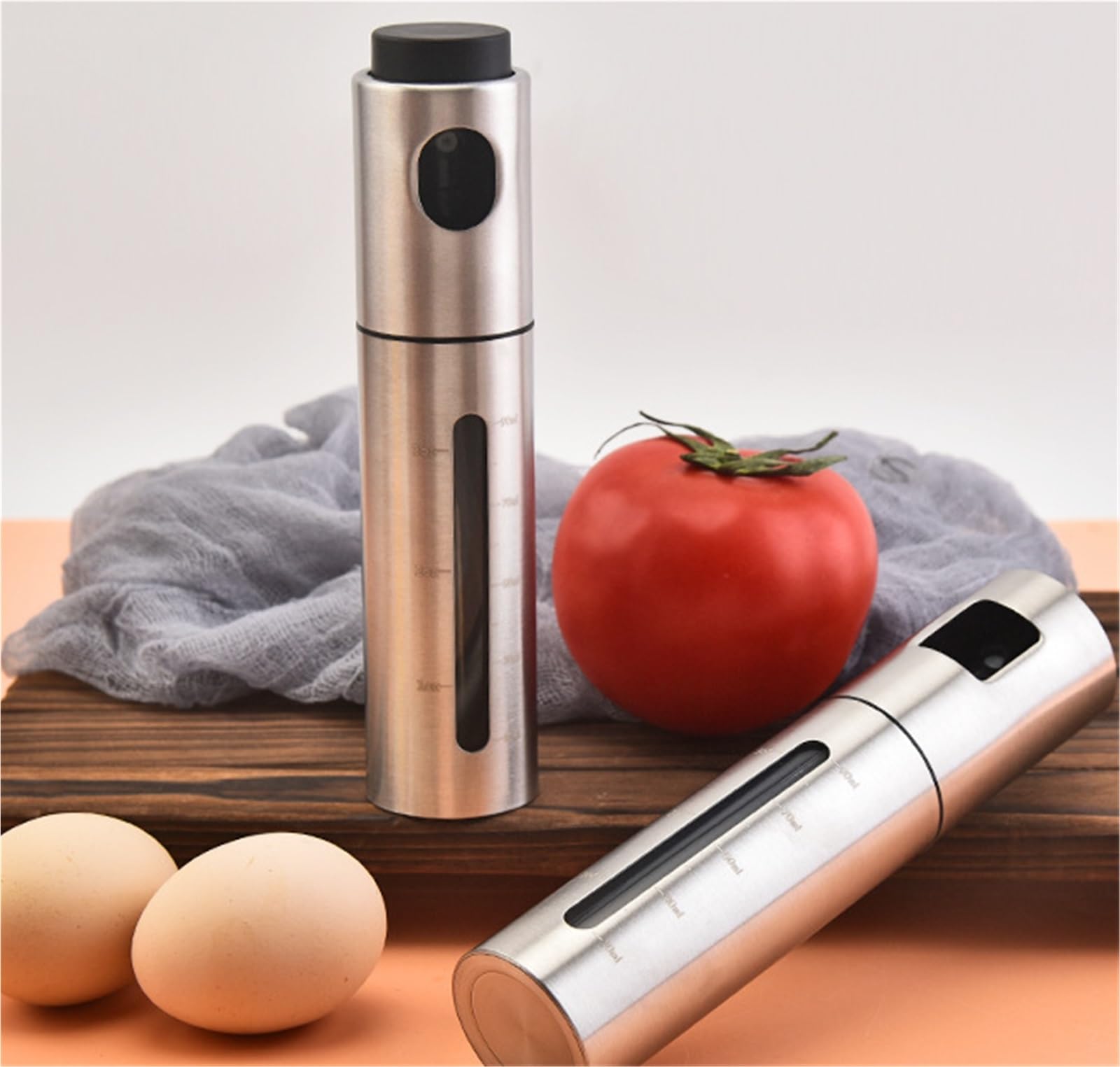 Ölsprüher Für Speiseöl Speiseölflasche, Sprühflasche Aus Edelstahl, Geeignet For Kochen, Salat, Grillen Usw Grillen Küche(Style 2)