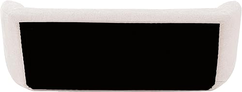 Miniatura 10 de Manhattan Comfort Ulka - Sofá Boucle contemporáneo de 96 pulgadas para sala de estar con marco de madera de pino de alta calidad, base de metal,