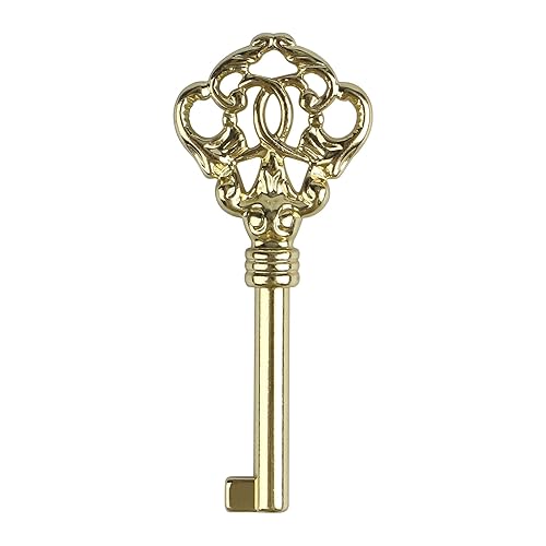 KYF-2 Solid Brass Reproduction Skeleton Key,Antique Brass Skeleton Key fits