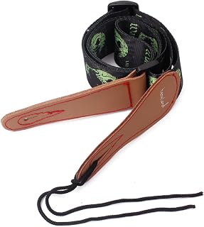 SUPVOX Alça De Guitarra De Caveira Alça De Guitarra Cinto De Guitarra Alça De Ombro De Guitarra Esqueleto Crânio Alças Ajustáveis
