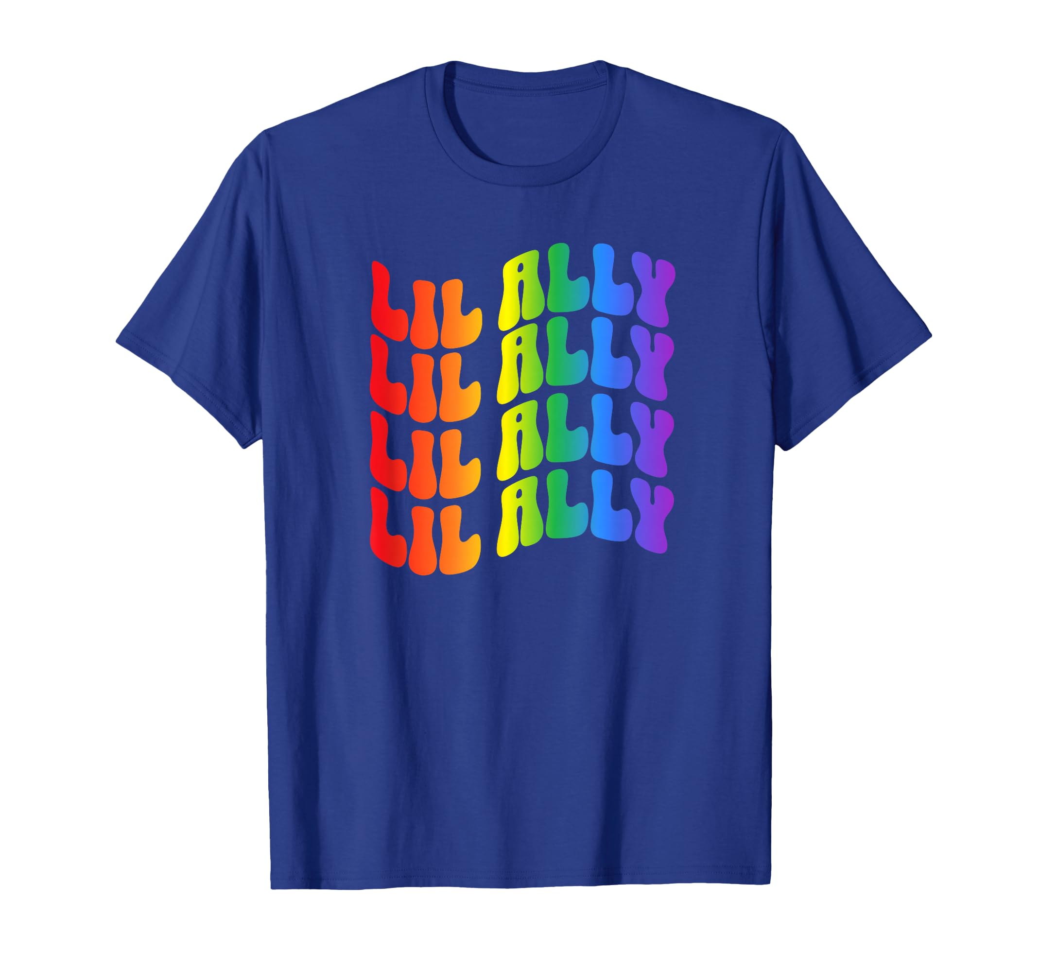 Retro Lil Ally Equality LGBTQ Gay Pride Month Kids Toddler T-Shirt