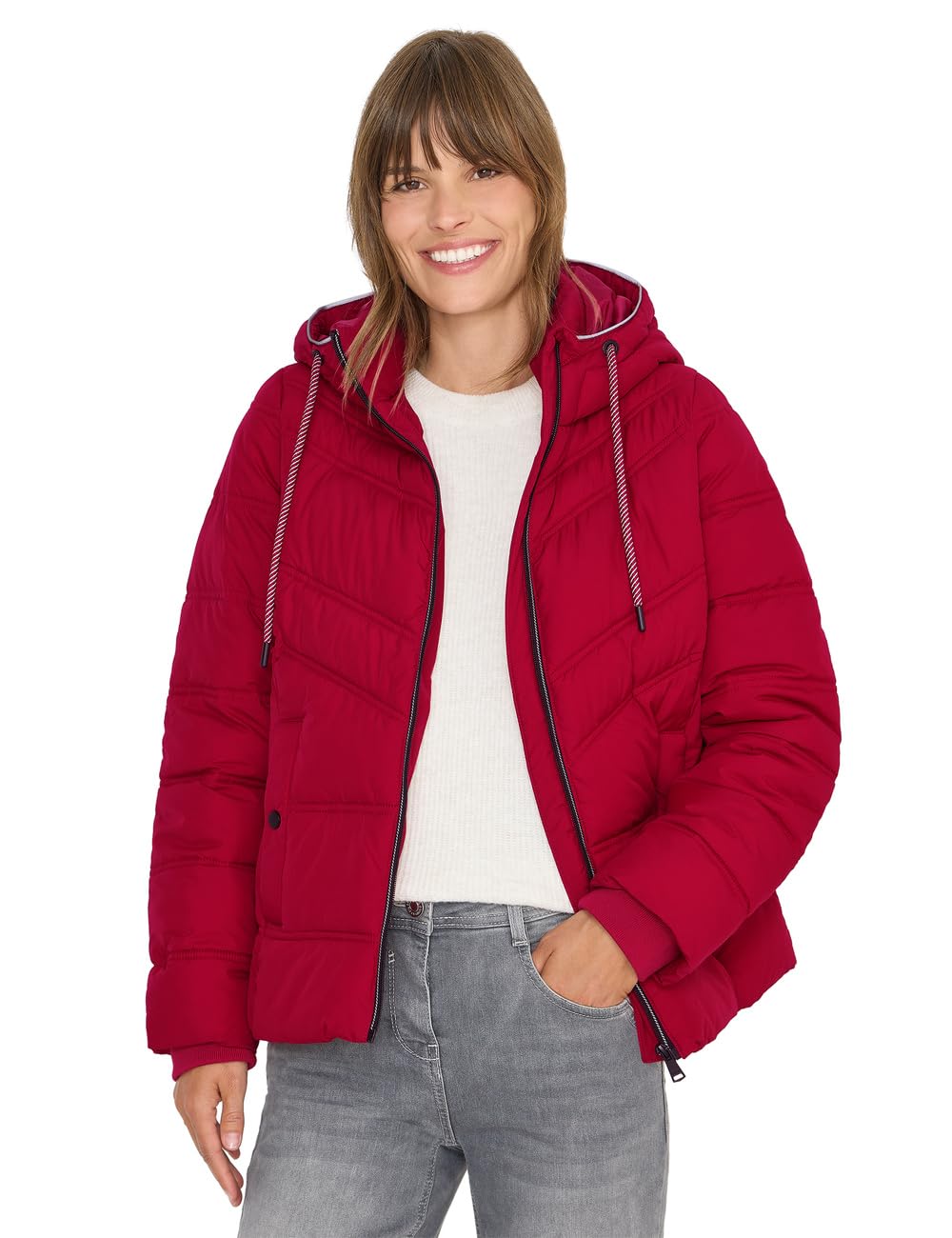 Cecil Damen Steppjacke mit Kapuze