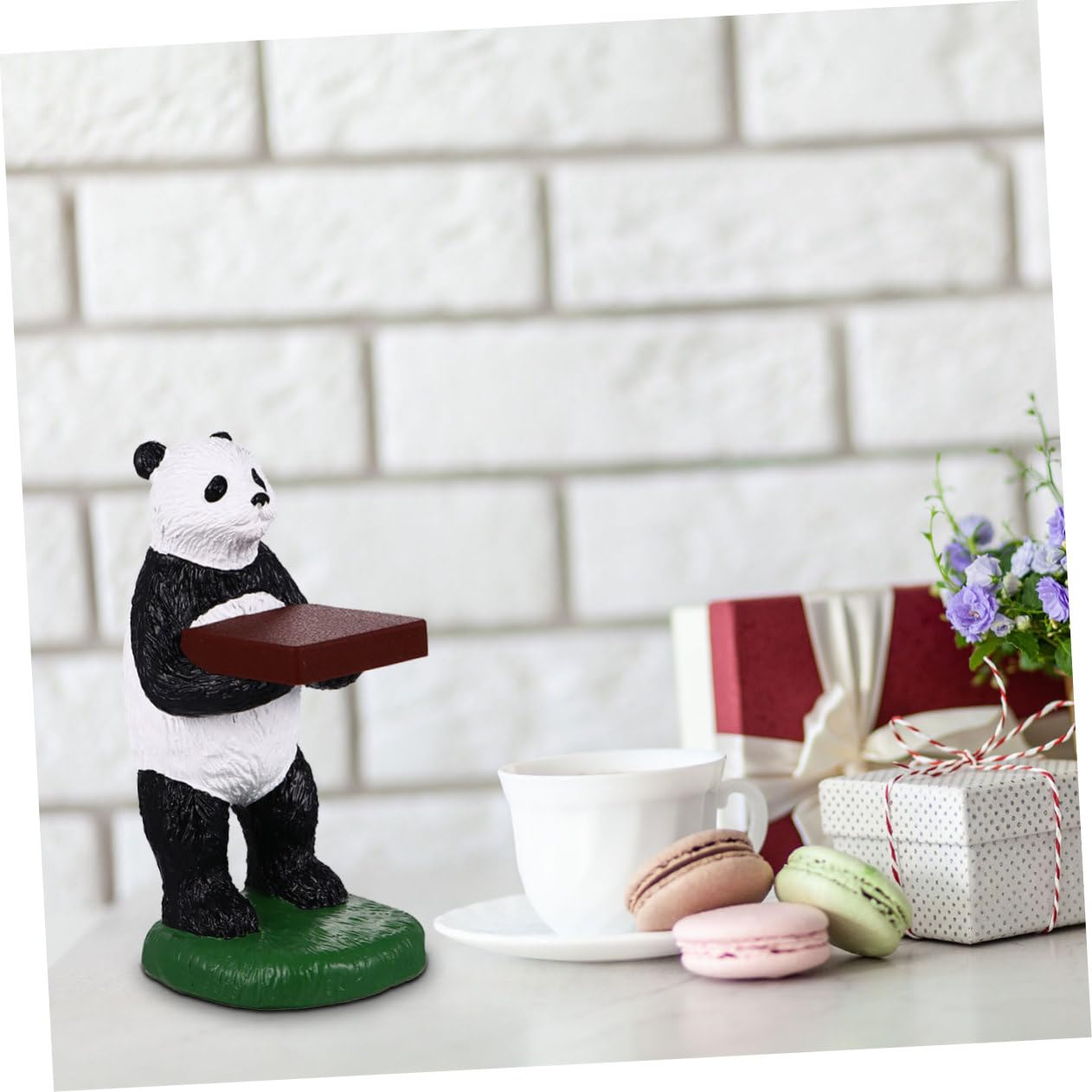 Holibanna Uhrenständer Aus Harzmaterial Im Panda-design Armbanduhrenhalter Für Organisation Und Präsentation Von Uhren Und Schmuck Dekoration Für Schreibtisch Und Zimmer