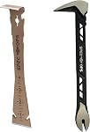 Spec Ops Tools 9.5" Trim Bar, Pry Bar, High Carbon Spring Steel, Built in Ruler, Beveled Edges, Nail Puller, 3% Donated to Veterans