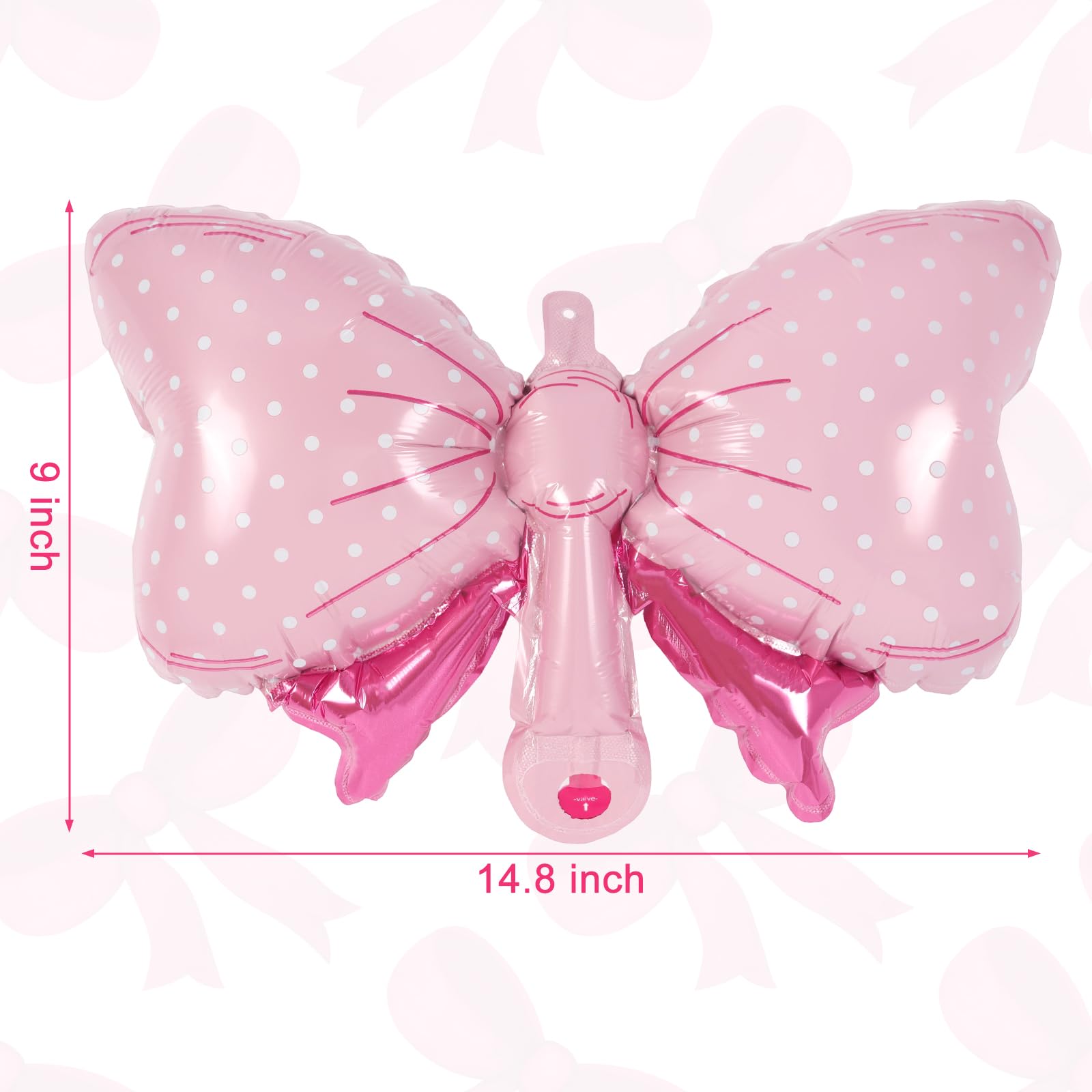 Amazon | Bow Pink Number 1バルーン、40インチ 大きなホイル数字