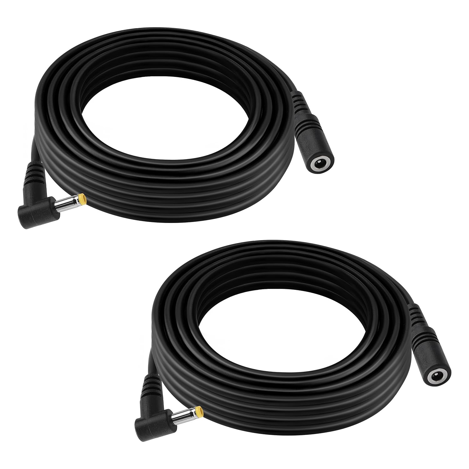 Cable alargador DC 24V 12V de 3 metros con conector de ángulo recto de 4.0x1.7 mm 7