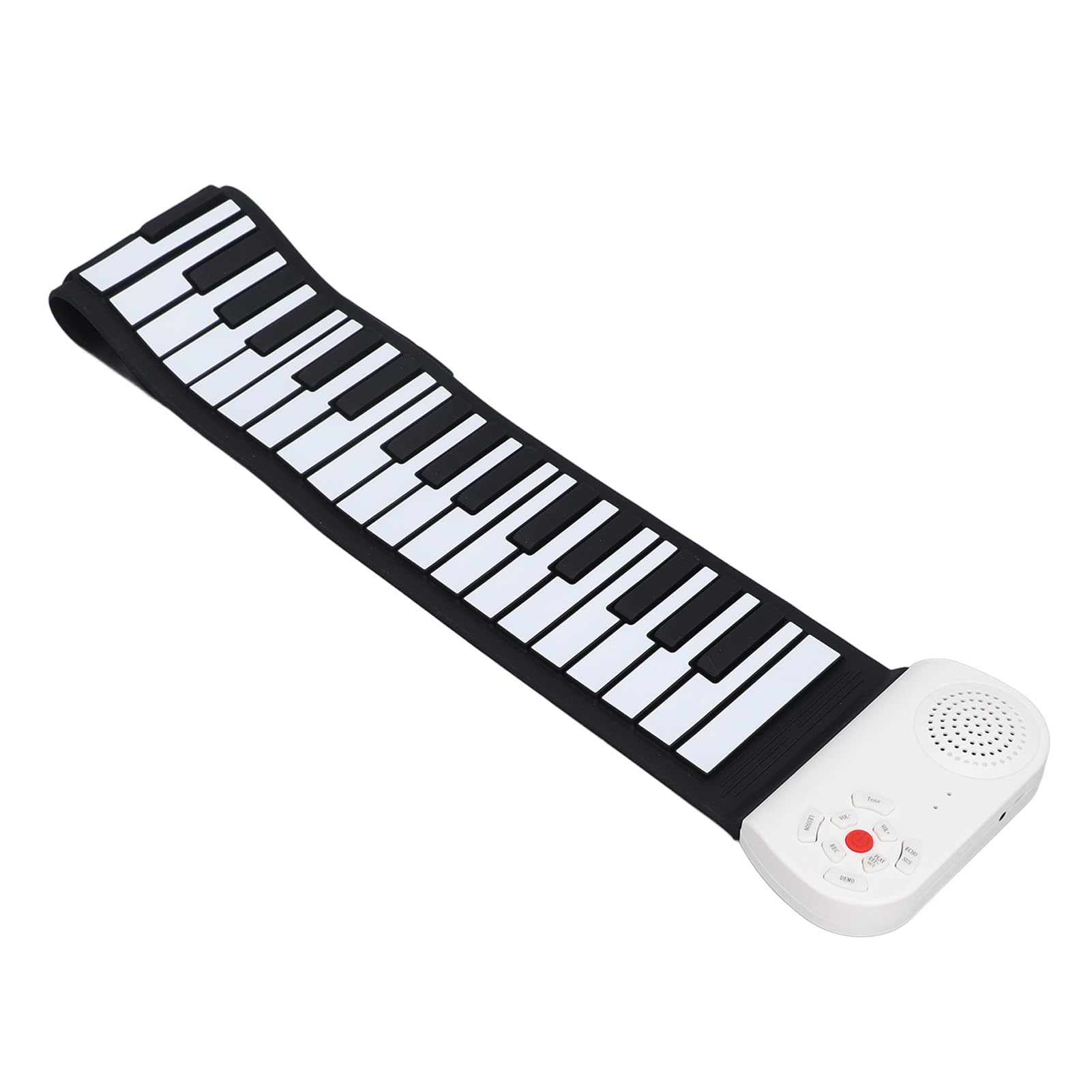 Aramox Roll-Up-Klavier, 49 Tasten, Tragbare Elektrische Tastatur, Faltbares Silikonmaterial, für Kinder, Anfänger, Lernen mit 8 Tönen, 6 Demo-Songs, USB-Aufladung, MIDI-Unterstützung
