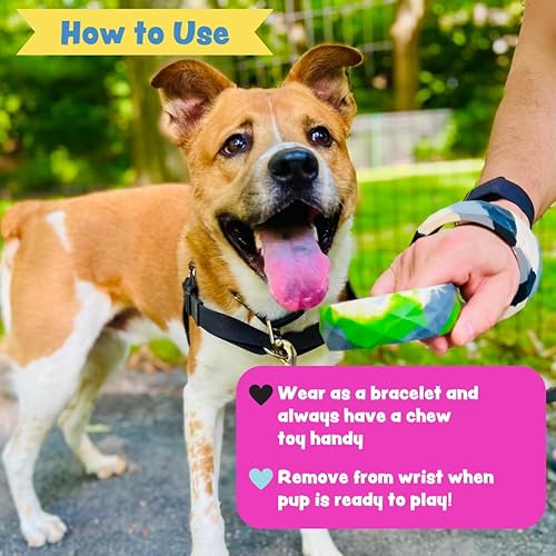 Miniatura 6 de Sweet Paws Juguetes masticables para cachorros para dentición juguetes de silicona gruesos para perros para masticadores agresivos divertidos de