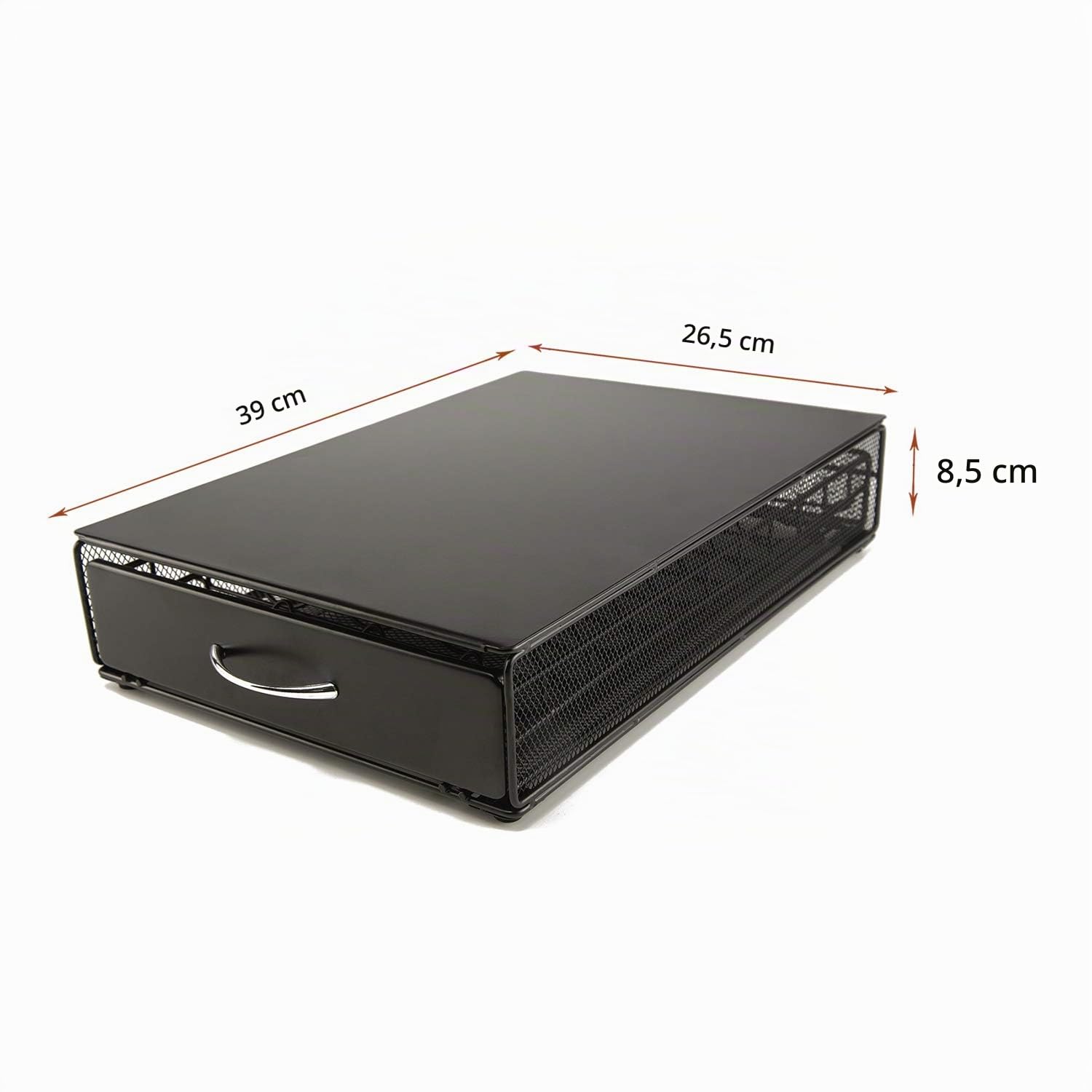 Cajón metal para almacenar cápsulas de Nespresso Vertuoline café Soportes capacidad para 40 cápsulas
