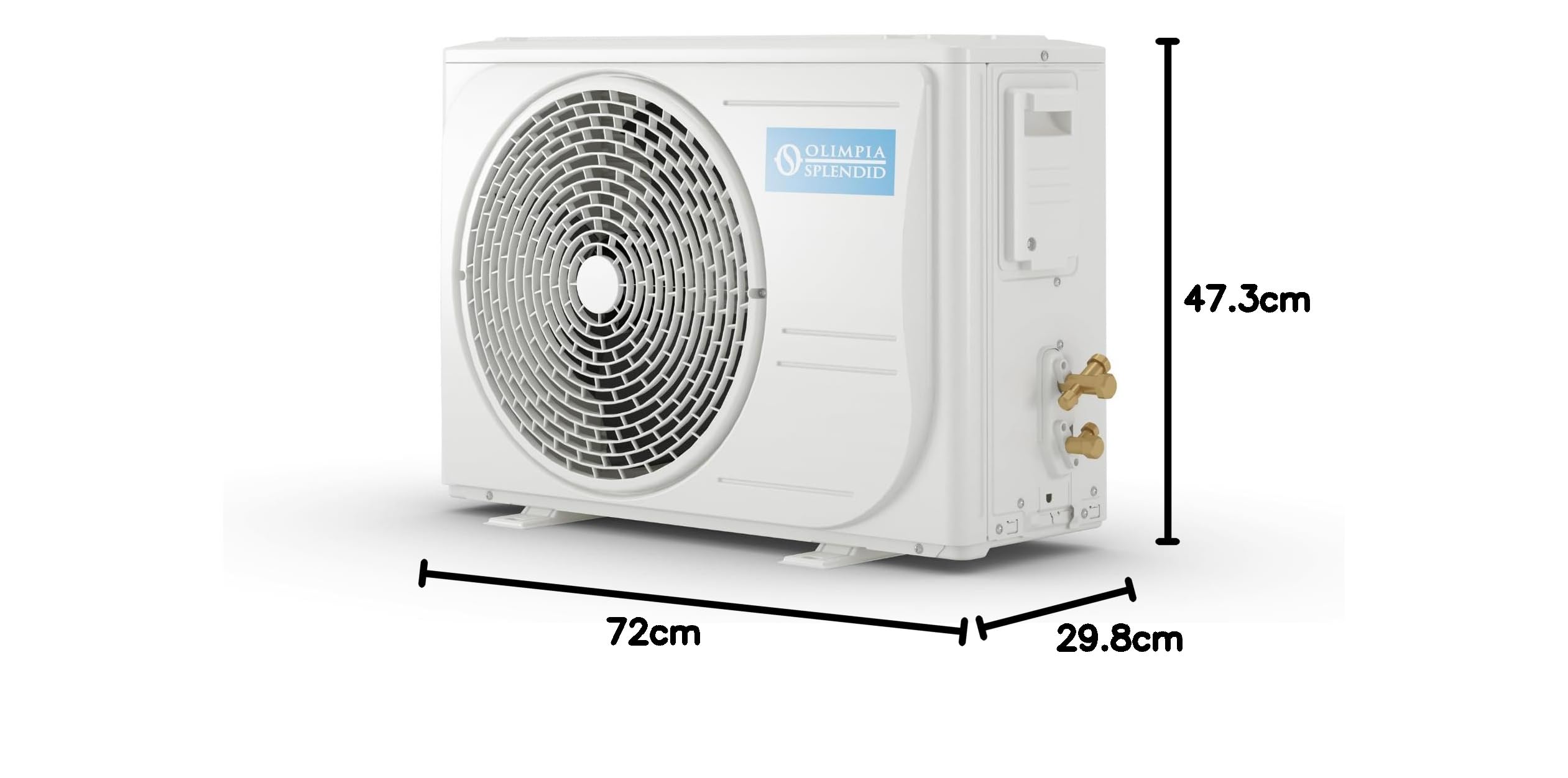 Olimpia Splendid, Mystral S1 9 Monosplit wysoki falownik ścienny, klasa A+++, funkcja chłodzenia, ogrzewania, osuszania i wentylacji, wbudowane WiFi