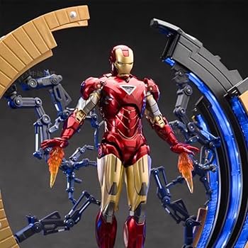 中国限定　アイアンマン　suit-up gantry 整備台　フィギュア MK6 NEW ZD TOYS IRON MAN MARK 6 W/ LED SUIT-UP GANTRY MK6-1928 1