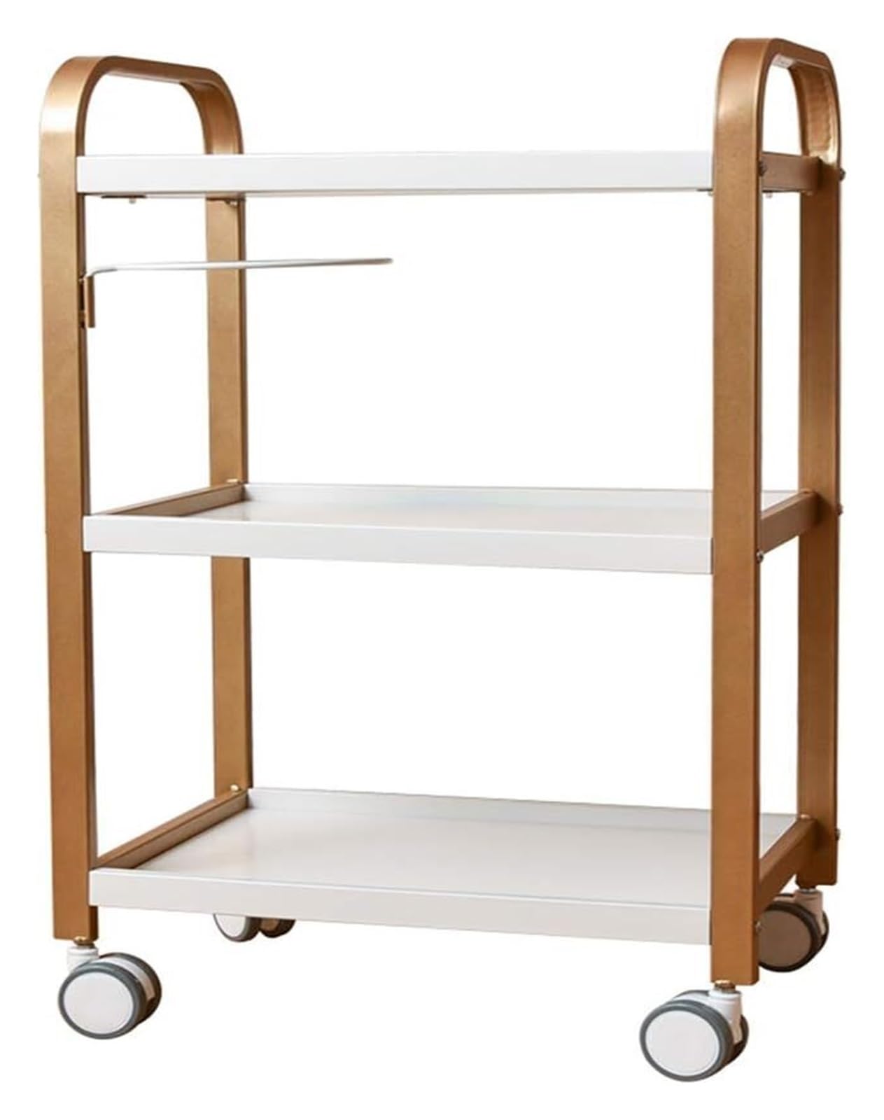 Carrello portaoggetti - Carrello Multiuso su Ruote, Design a 3 Livelli per Uso Commerciale e Medico, Versatile, efficiente organizzazione per i Servizi di trasloco.