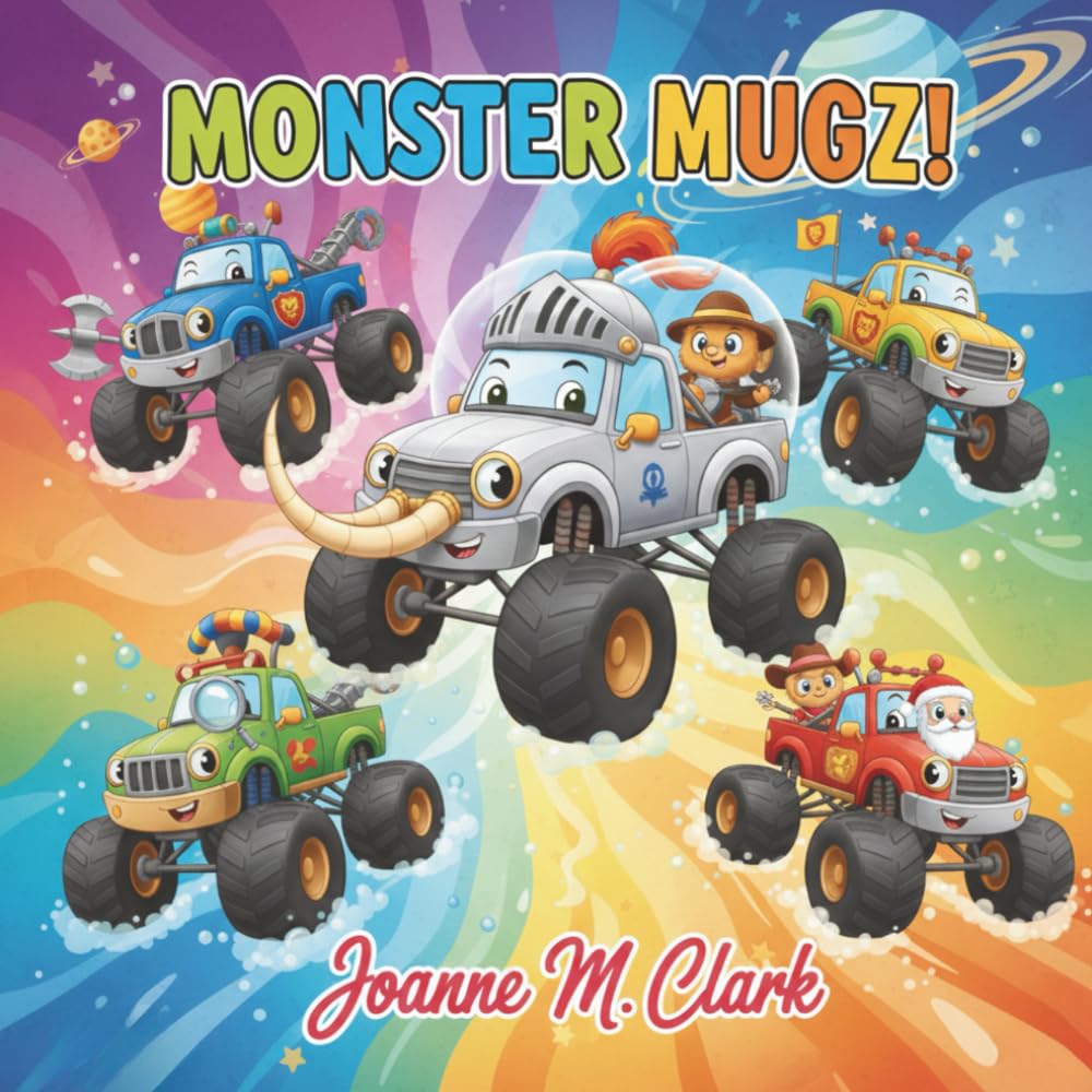 Monster Mugz!: Monster Truck Colouring Book for Kids