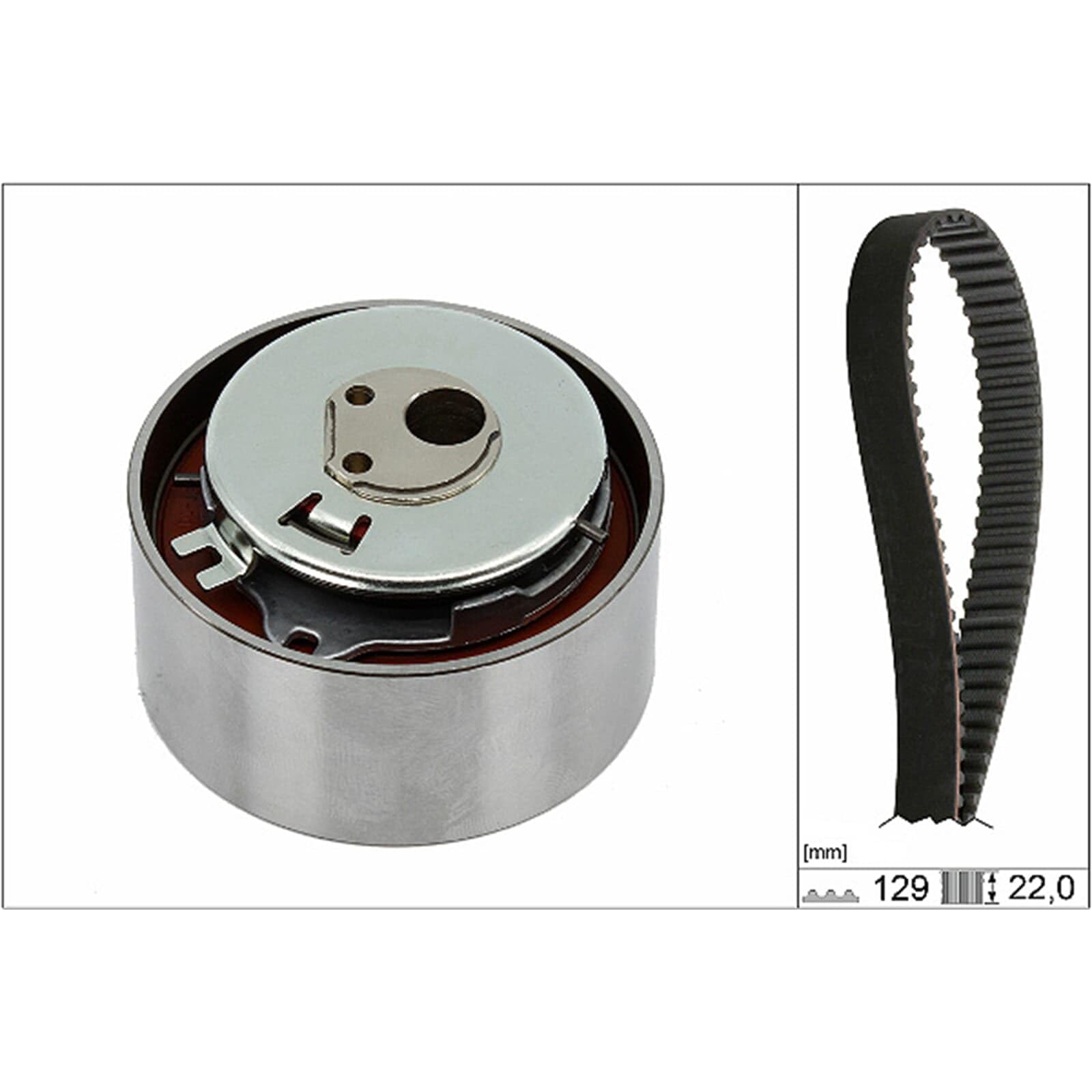 INA Kit cinghia di distribuzione 530 0462 10 26mm Compatibilità FORD KA RU8 FIAT 500 312 PANDA 169 GRANDE PUNTO 199 PUNTO 188