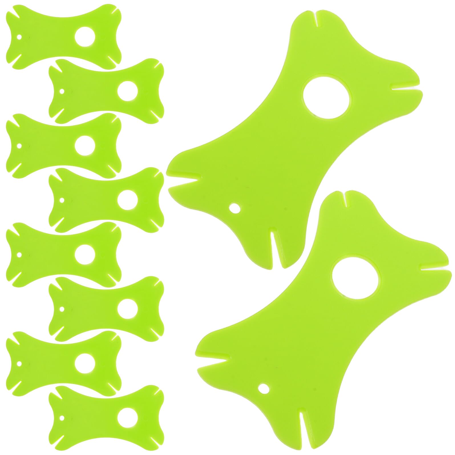 VICASKY 10pcs Pet and Flea Remover Magnifying Cards Dog and Cats Puller Card for Indoor Outdoor Pet Care