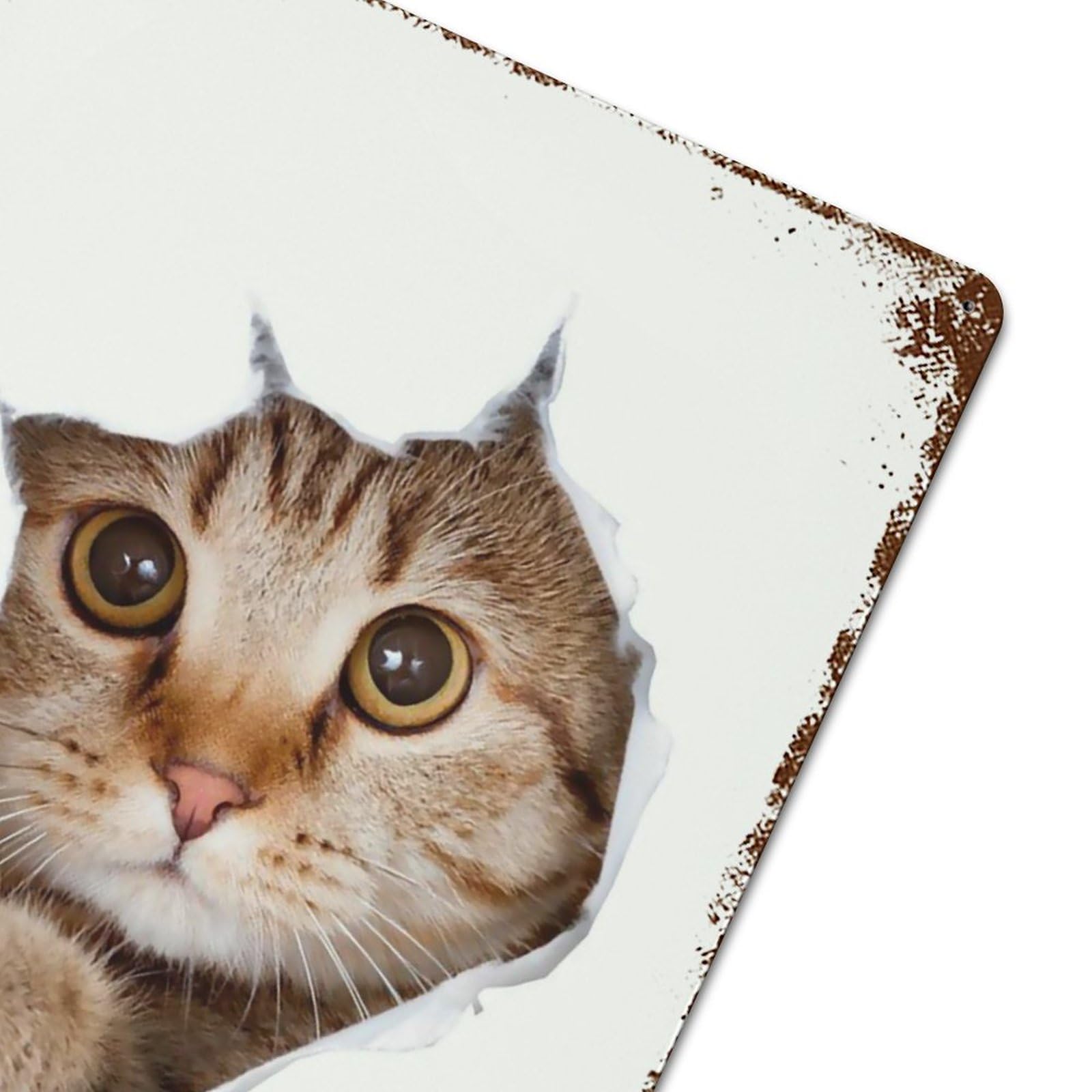 ブリキ　猫　アンティーク　鉄板　置物　雰囲気抜群 ブリキ 猫 アンティーク 鉄板 置物 雰囲気抜群