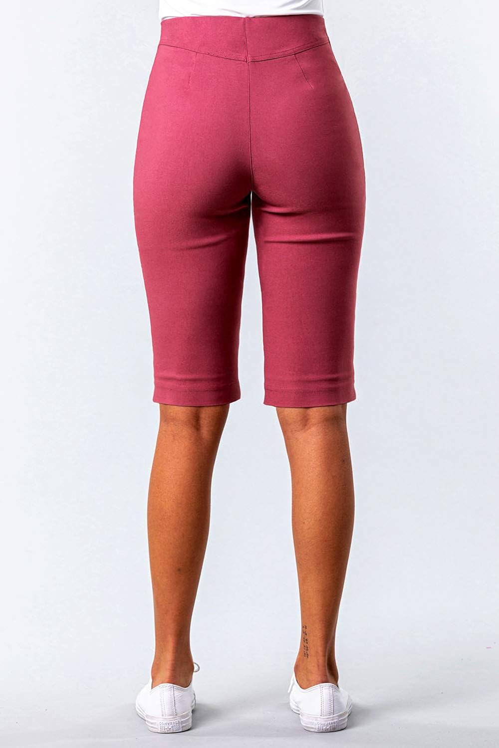 Ladies Cropped Capri Stretch Bengaline 
