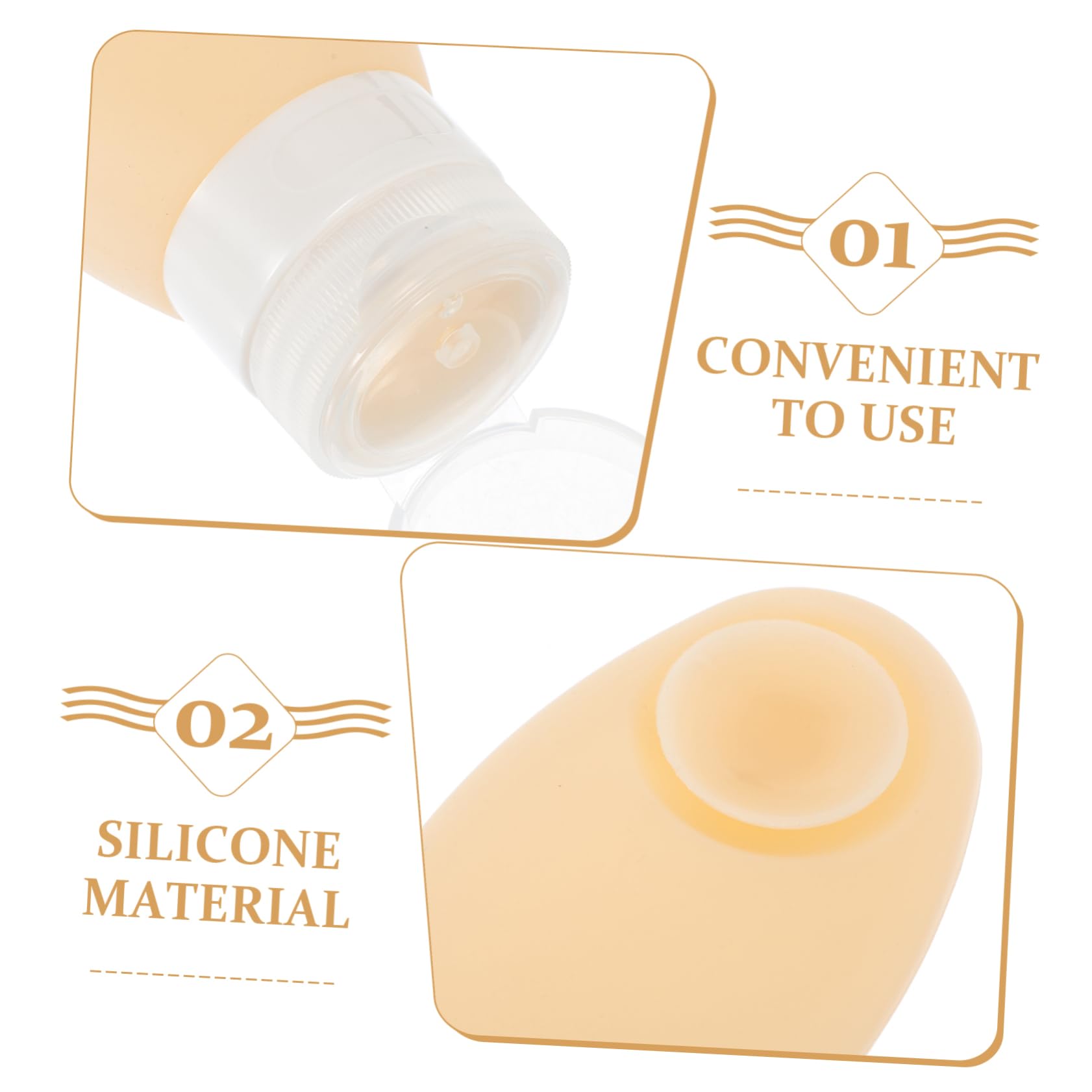 FOMIYES 6 Pz Contenitori Da Viaggio Contenitori Per Liquidi Da Toeletta Contenitore Per Collutorio Lozione Per Il Corpo Lavaggio Del Corpo Bagnoschiuma Pallavolo Liquido Lavamani Viaggiare