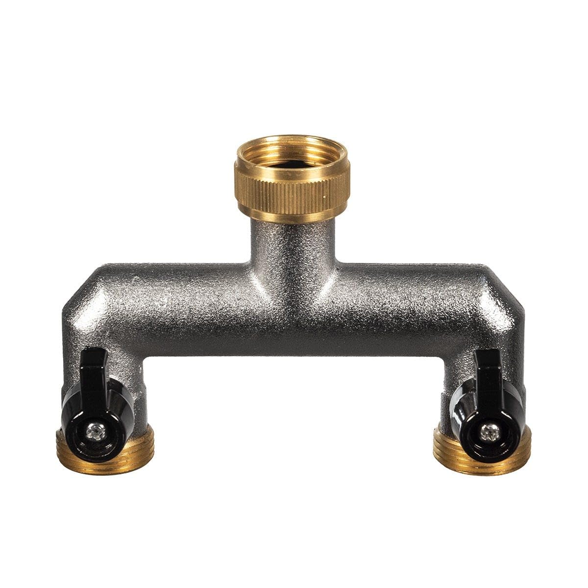 Hydrosure Silver Chrome Threaded Two Way Water Distributor - 3/4"