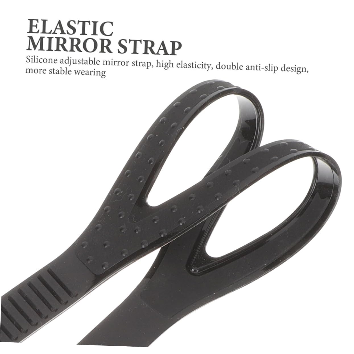 GAROZATION Silicone Goggle Band Swim Goggle Bungee Strap Set Elastic Fit for Goggle Supplies