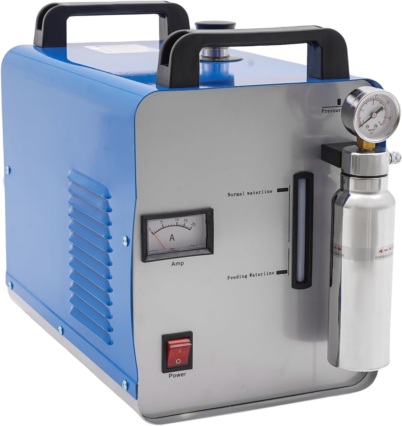95L 300W Oxygen Hydrogen Water Welder Gas Flame Generator, H180 Acrylic Flame Torch Polishing Machine High Performance Hydrogen Polisherfor Welding and Finishing