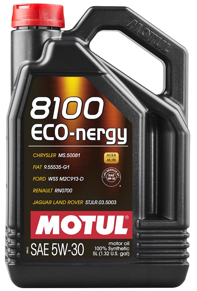 Aceite de motor WOL Motul 8100 Eco-Nergy 5W30 A5/B5 totalmente sintético 102898 (5L)