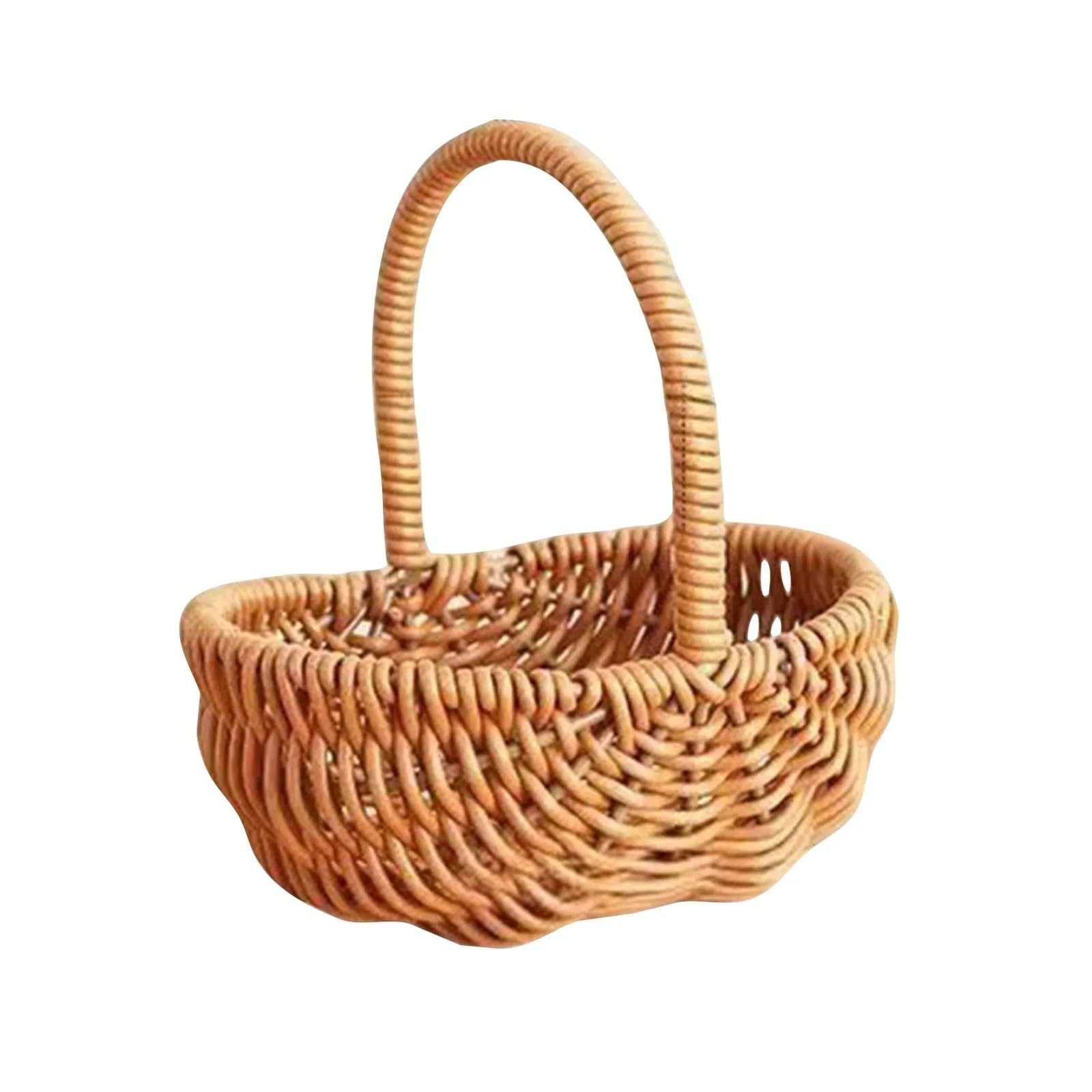 Rattan Handhold Weaving Basket