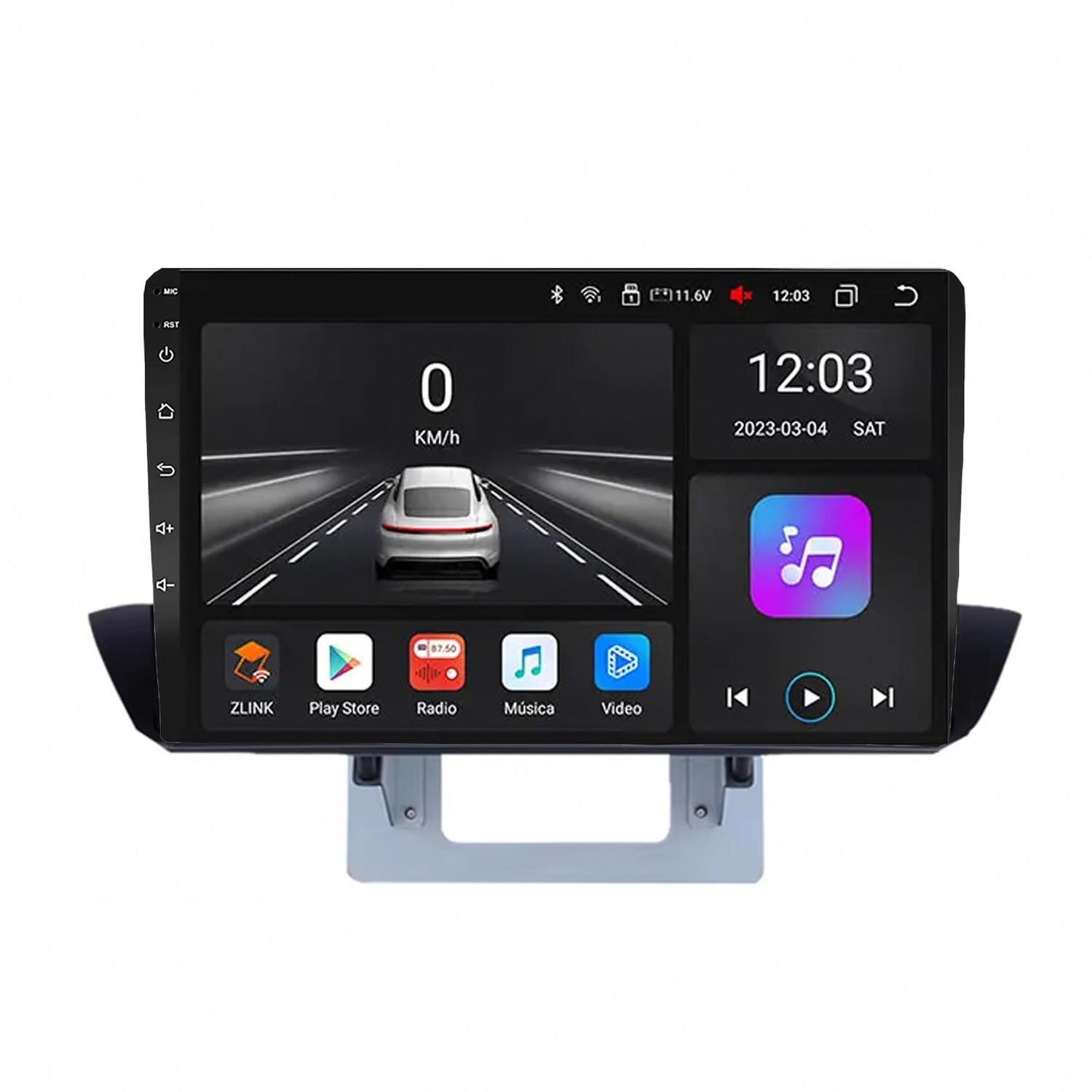 Ekran Apple Car Play, Ekran Android Auto dla Mazda BT50 BT-50 2012-2018 Odtwarzacz Wideo Car Play Mirror Link, Siri/Airplay/Aux/Radio, Odtwarzacz Bluetooth, 8 Rdzeń 8G+256G