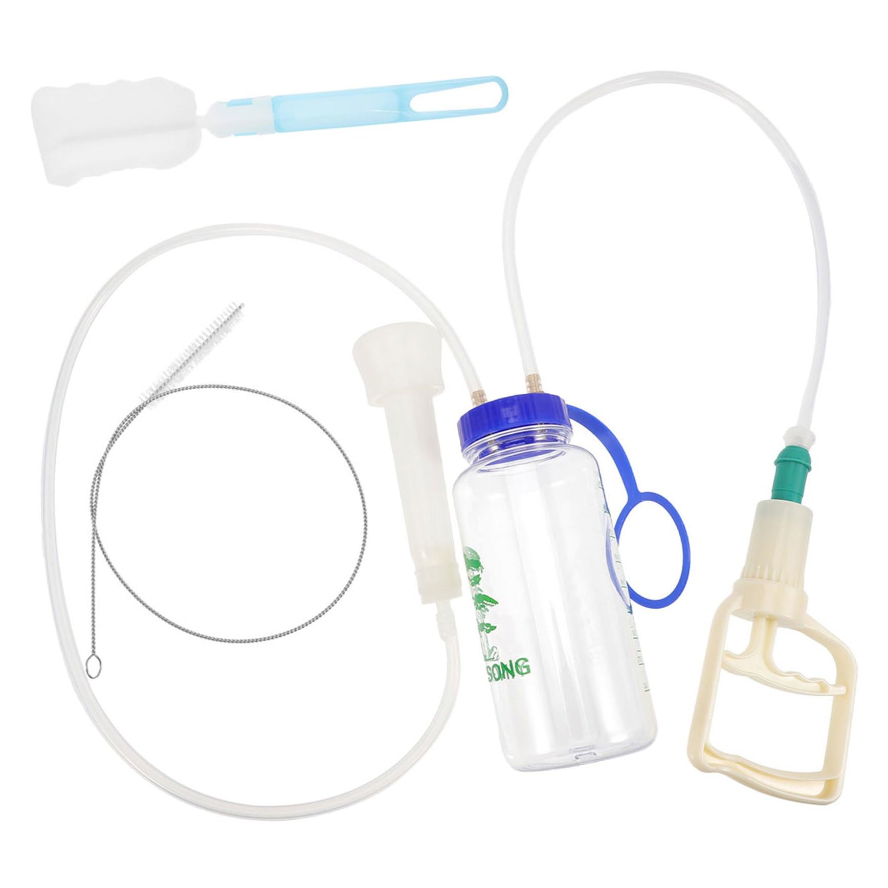 VANZACK Mungitrice Portatile Manuale Per Pecore e Mucche Completo Bottiglia Pp Trasparente Resistente e Leggera Facile Da Pulire e Trasportare Per Piccole Aziende Agricole o Uso Domestico