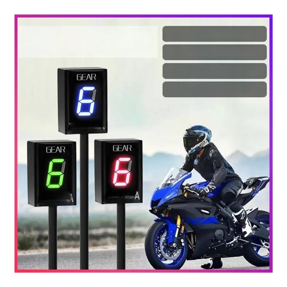 Display Marcia Indicatore Di Marcia Per XJ6 FZ6 FZ8 R1 | Indicatore Di Marcia Per XJ6 FZ6 FZ8 R1 FZ400 FZS XJR400 FZ1 MT01 Per MT-03 FZ16 Per Fjr1300 Xjr 1300 Xvs950A