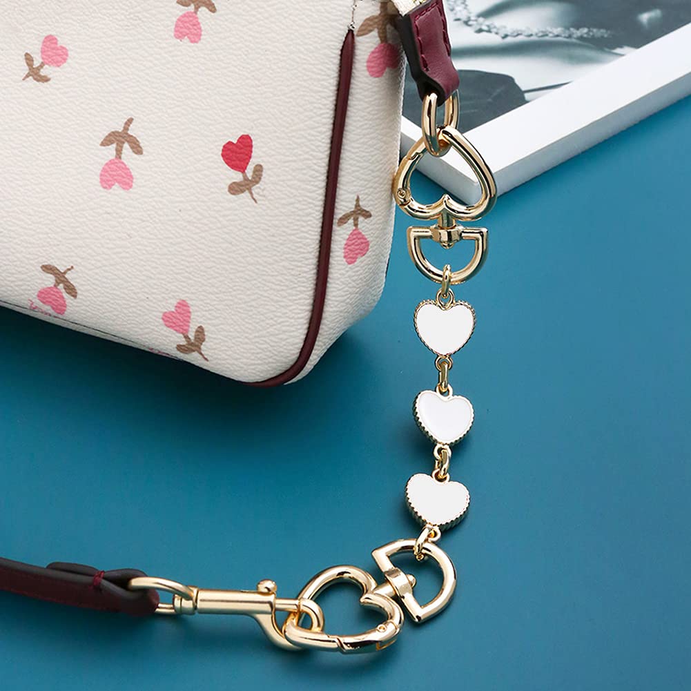 Amazon.com: 1 Piece Heart Shaped Bag Chain Strap Extender Purse