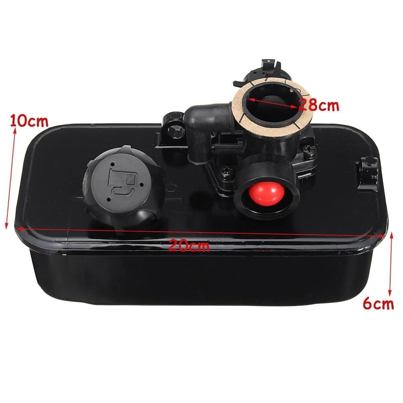Carburador de motocicleta 1 tanque de combustible para carburador para cortadora césped Briggs Stratton, cebador
