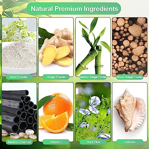 Deep Cleansing Foot Pads – 20 PCS Organic Bamboo Foot Patches for Better Sleep and Stress Relief | Pure Natural Bamboo Vinegar and Ginger Powder Premium Ingredients Combination for Foot and Body Care - Image 5