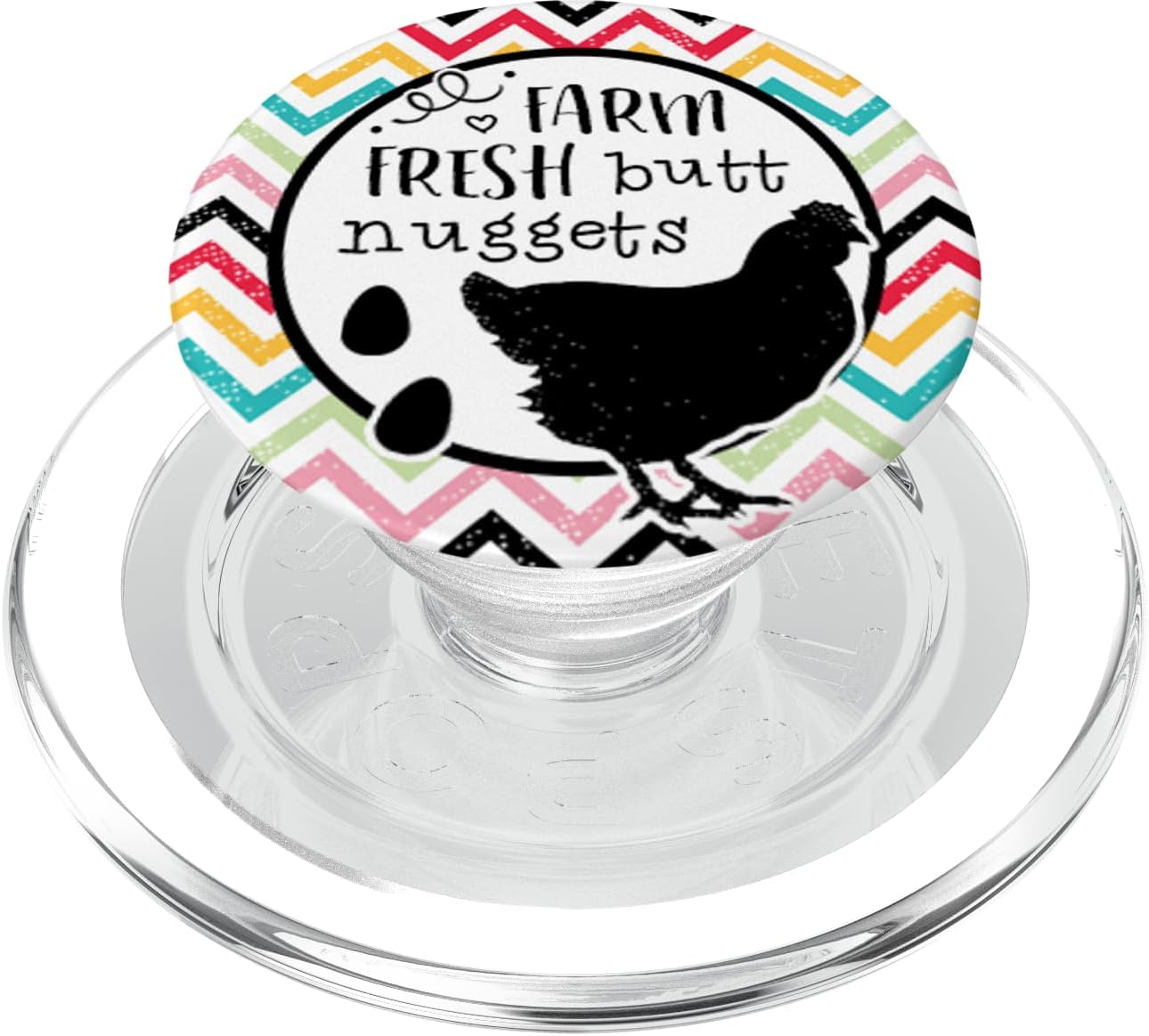 Funny Chicken Pop Socket - Farm Chicken Nuggets PopSockets PopGrip for MagSafe