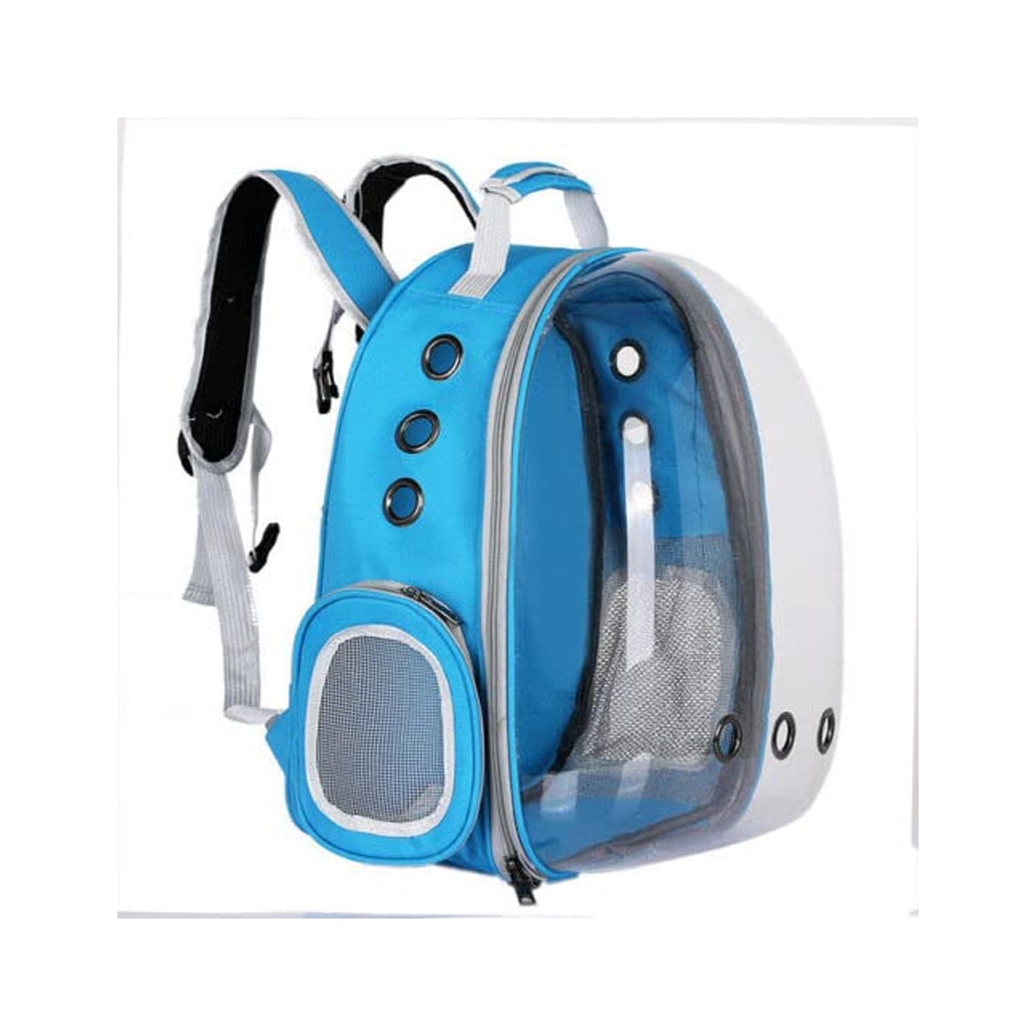 Emily Pets Pet Carrier Backpack for Cats and Puppy Small Dogs Space Capsule Transparent Breathable, Airline Approved Max Capacity 13 lbs (Blue : Color) (B0BY55SZ2K) Amazon Price History, Amazon Price Tracker