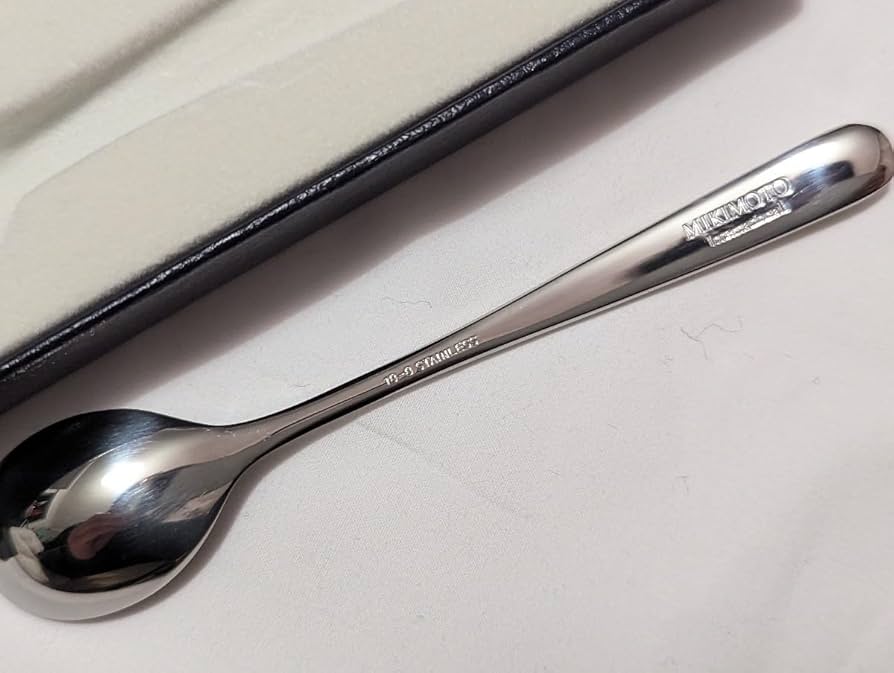 MIKIMOTO ミキモト　パール付きカトラリー（スプーン５本・フォーク５本 ） 送料無料】ミキモト 真珠の小粒付 楽器フォーク 5本セット spoon