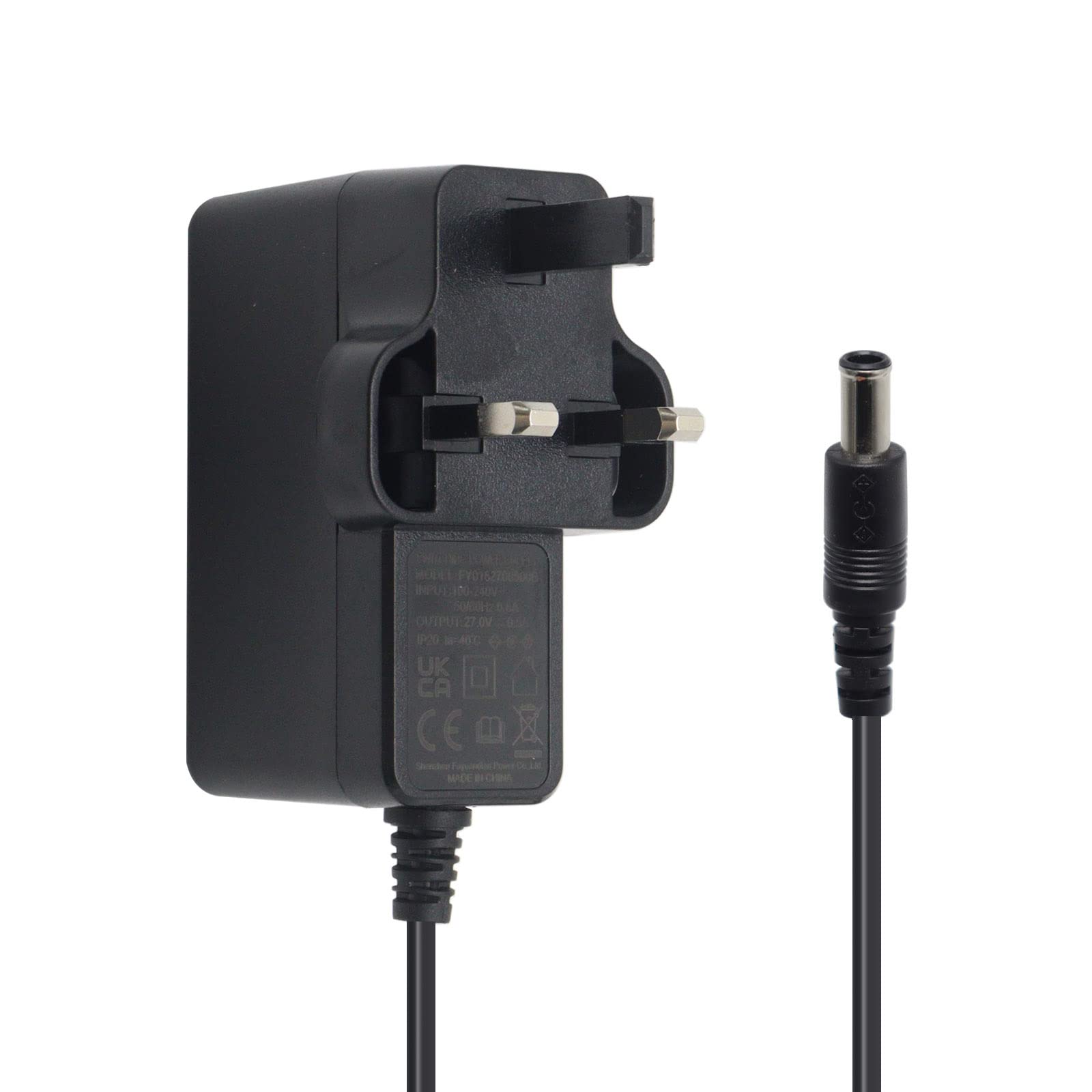 Sponsored Ad – 27V 0.5A Vacuum Cleaner Battery Charger Plug And Power Lead K13S270050B for Getch CH01 AFT001 AR01 AR02 DM001 K9 Multi MK2 AirRam Cordless Vacuum, UK Plug