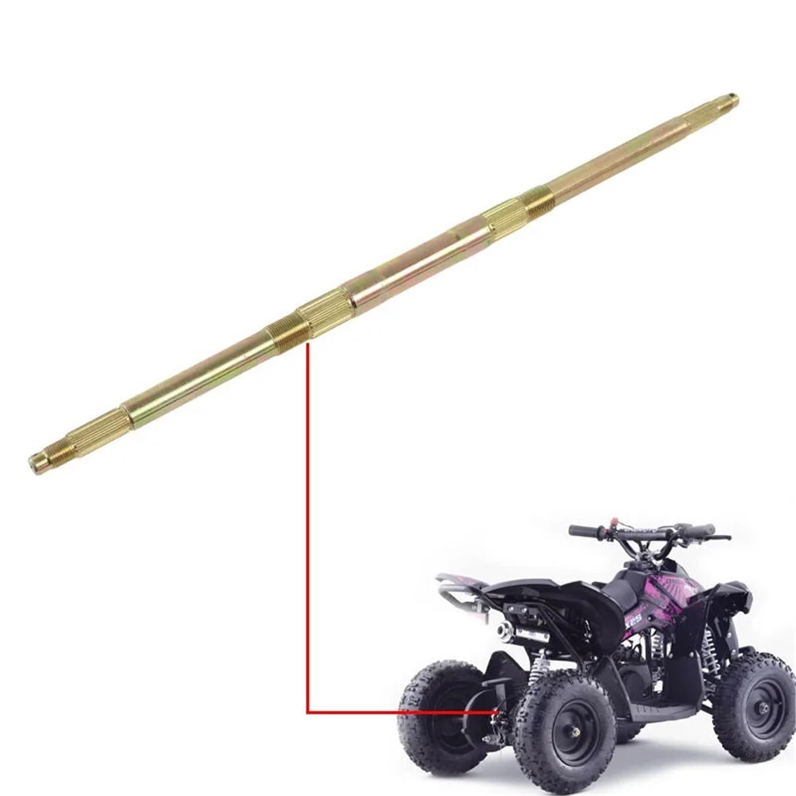 SRKATI Ejes cardán para Moto Eje de transmisión Trasero para Motocicleta  ATV Quad 610/650/740/800/810 mm, Compatible con 49 CC, 50 CC, 110 CC, 125  CC, 150 cc-250 CC Árboles de transmisión(720) : Amazon.es: Coche y moto