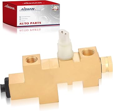 Brass Proportioning Valve Disc/Drum Disc Compatible with 1987-1995 Jeep Wrangler 2.5L L4 / 4L L6/ 4.2L L6 Replace# PV8796J, 05083808AA, 52009115