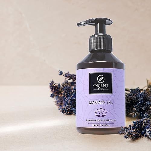 Miniatura 3 de Orient Therapy Aceite de masaje de lavanda impregnado con aceite esencial de lavanda para pieles secas aromaterapia relajación terapia de masaje