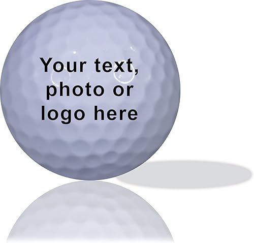 Miniatura 2 de Foto o logotipo en pelotas de golf blancas, paquete de 12 - Tu columpio único, tus momentos únicos -