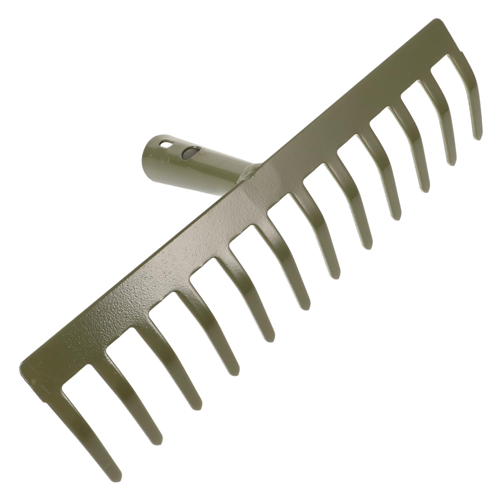 Gadpiparty 2piezas Rastrillo De Jardín De Dientes Cabezal Metálico Resistente para Jardinería Herramienta Mini Rake para Remover y Nivelar Césped
