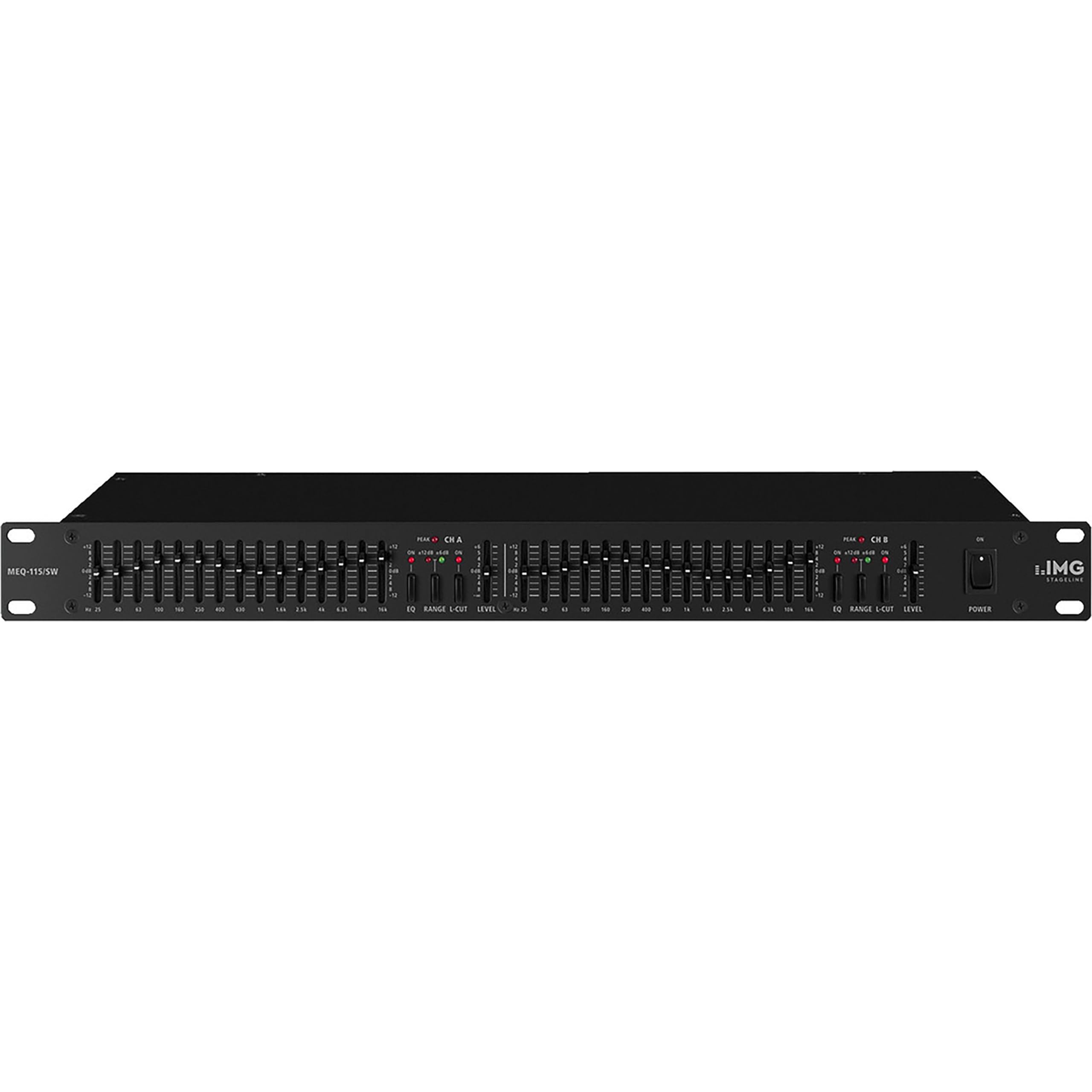 A 2 canali Equalizzatore grafico (MEQ-115/SW)
