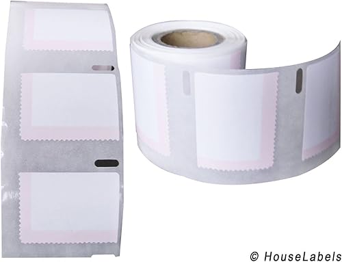 Houselabels Etiquetas postales de Internet 30915 compatibles con Dymo de 1-58 x 1-14 pulgadas, 1 rollo, 200 etiquetas por rollo