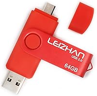 Vista 11 de Leizhan 32 GB OTG USB Flash Drive 64 gb128gb Pendrive de metal para teléfono inteligente Android Micro USB Pen Drive USB 2.0 para Samsung, Huawei