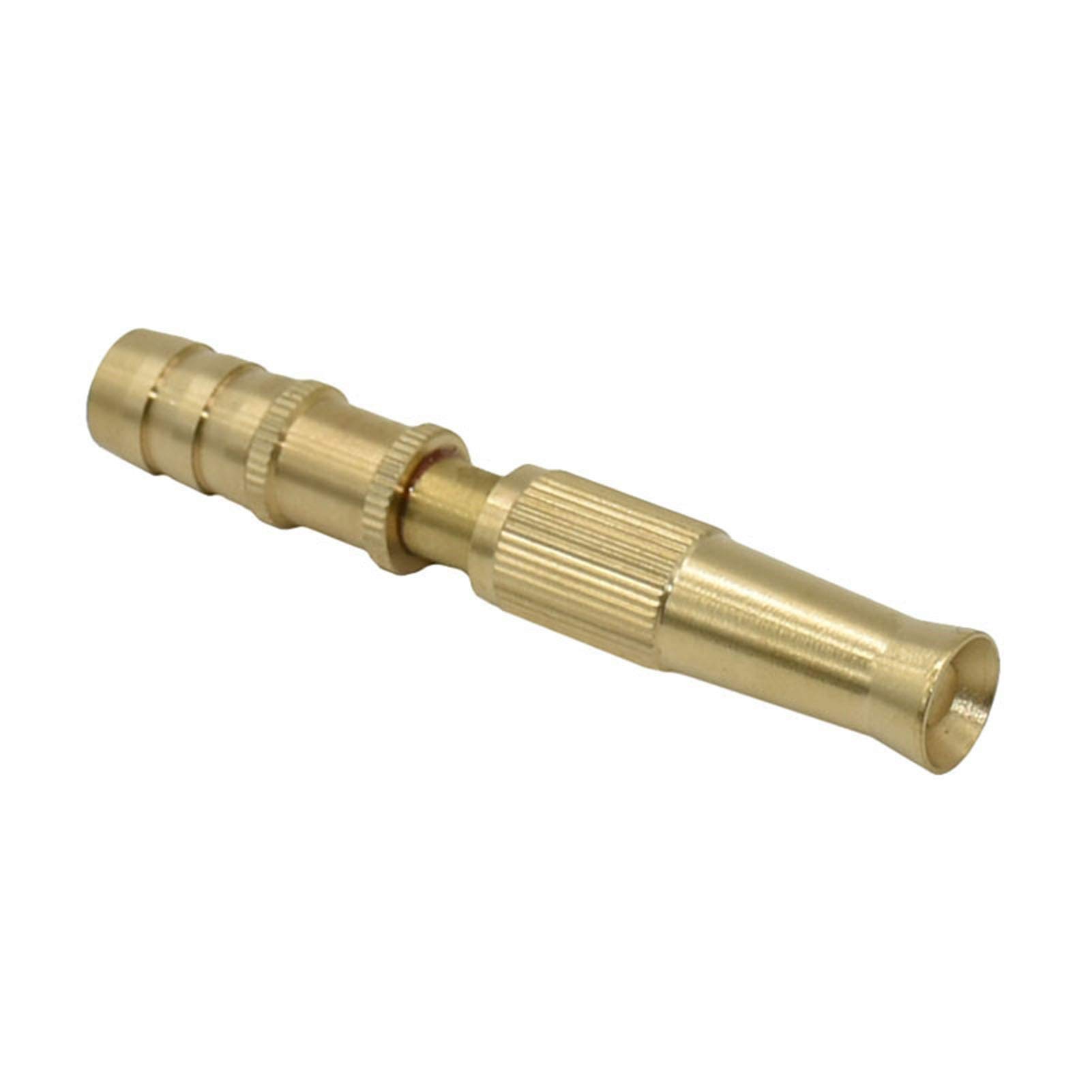 Sistema de riego por aspersión de césped for jardín Aspersor de riego de jardín Ajustable Latón Lavado de Autos Pistola de Agua Boquilla Lavado de Autos y riego for Manguera de 1/2 "15 Piezas