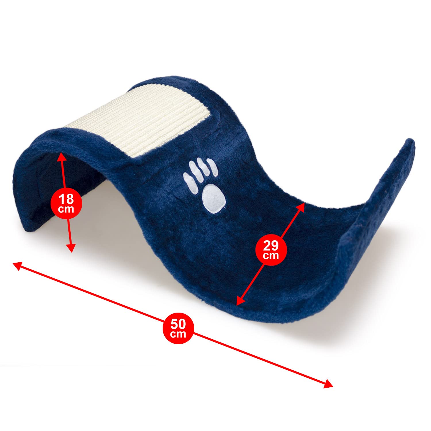 Arquivet 8435117832626 Kratzbaum Welle Katze blau