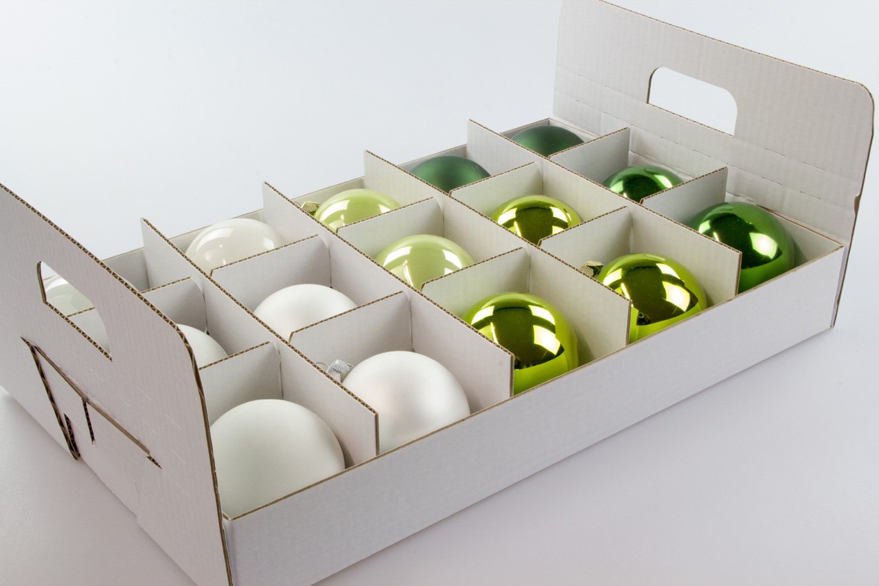 Weihnachtskugel Box, Christbaumkugel Box, Christbaumschmuck und Deko (47 Liter)