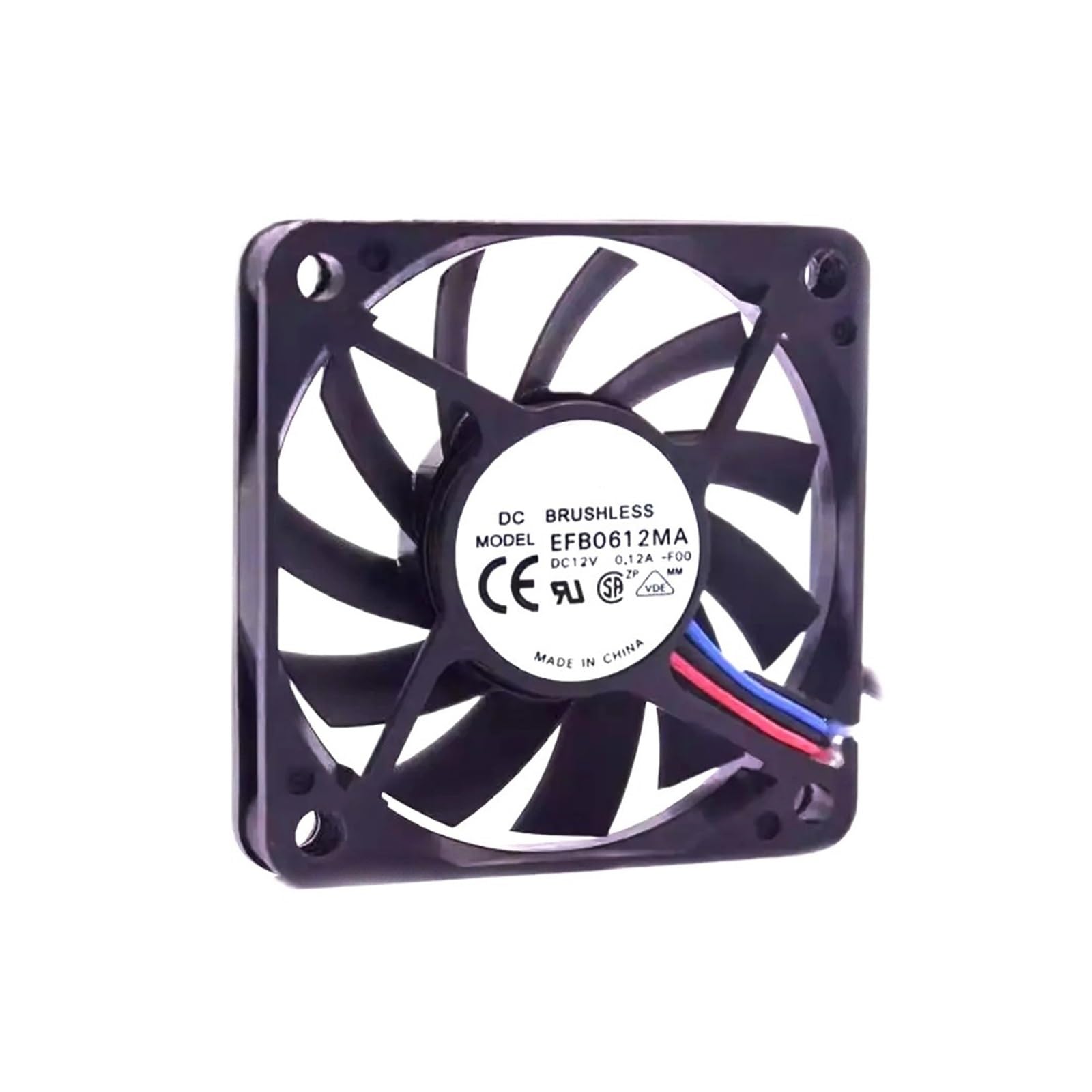 YLPWKMVZ CPU 60 * 60 * 10mm 12VDC 0.12A EFB0612MA Case Cooling fan